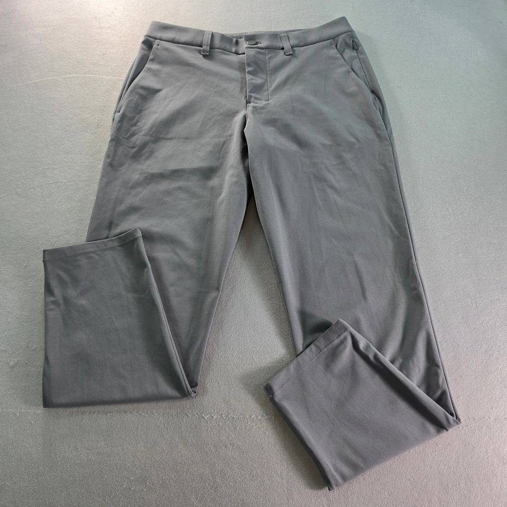 Lululemon Commission Slim-Fit Pant 30 Warpstreme Grey Chino Trousers Mens 29